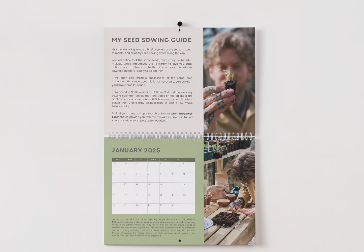 My 2025 Seed Sowing Calendar